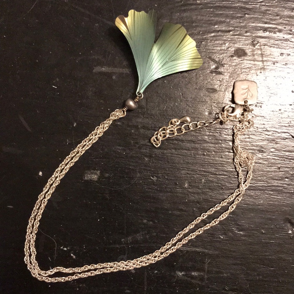 Holly Yashi Gingko Pendant